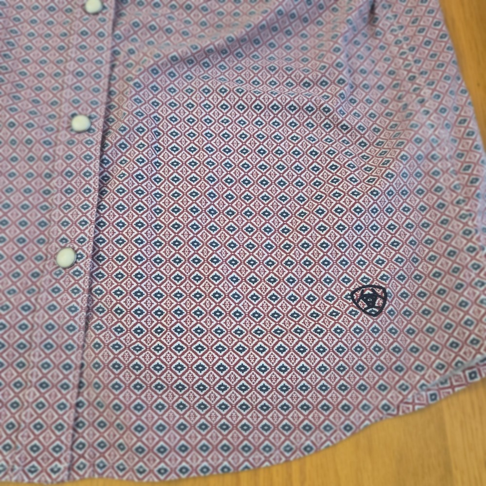 Ariat Girls Youth XL 14 Pearl Snap Button Up Western Top - Picture 2 of 11
